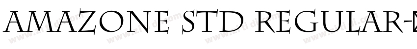 Amazone Std Regular字体转换
